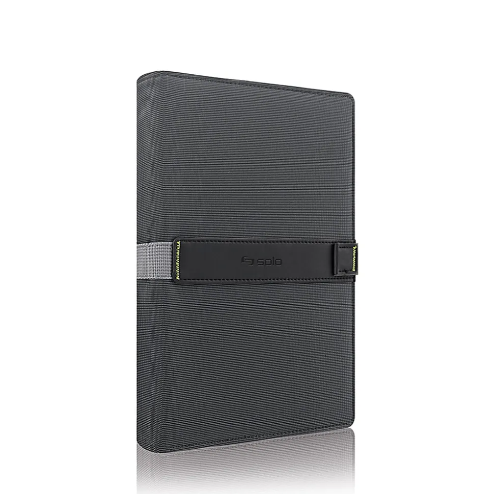 Solo New York Storm Universal Fit Tablet/eReader Booklet, 8.5" to 11", Black