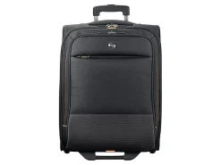 Solo New York Urban Rolling Overnighter Case For 15.6" Laptops, Black/Orange