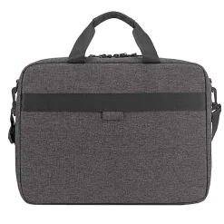 Solo New York Voyage Briefcase With 15.6" Laptop Pocket, Gray