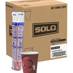 SOLO® Paper Hot Drink Cups in Bistro® Design, 3.35