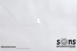 SONS System Envelopes, 11" x 11", Velcro Closure, White
