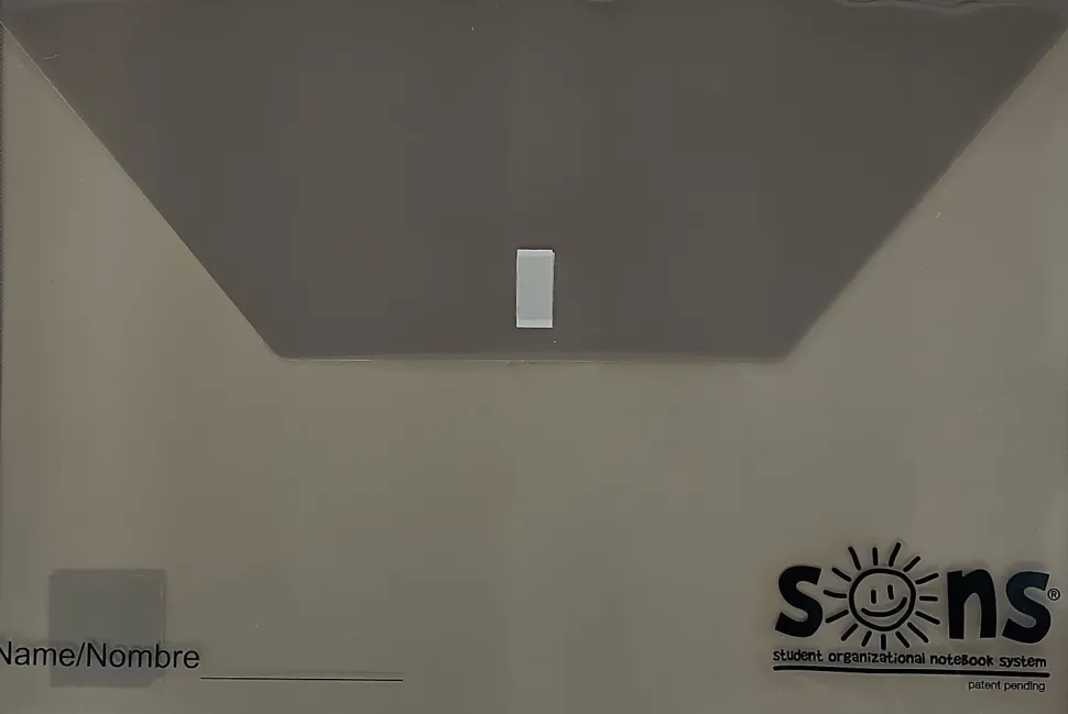 SONS System Envelopes, 11" x 11", Velcro Closure, Black
