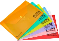 SONS System Envelopes, 11" x 11", Velcro Closure, Orange