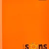 SONS System Journal-Style Notebooks, 9-3/4" x 7-1/2", 1 Subject, Primary Rule, 200 Sheets, Orange
