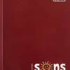 SONS System Journal-Style Notebooks, 9-3/4" x 7-1/2", 1 Subject, Primary Rule, 200 Sheets, Burgundy