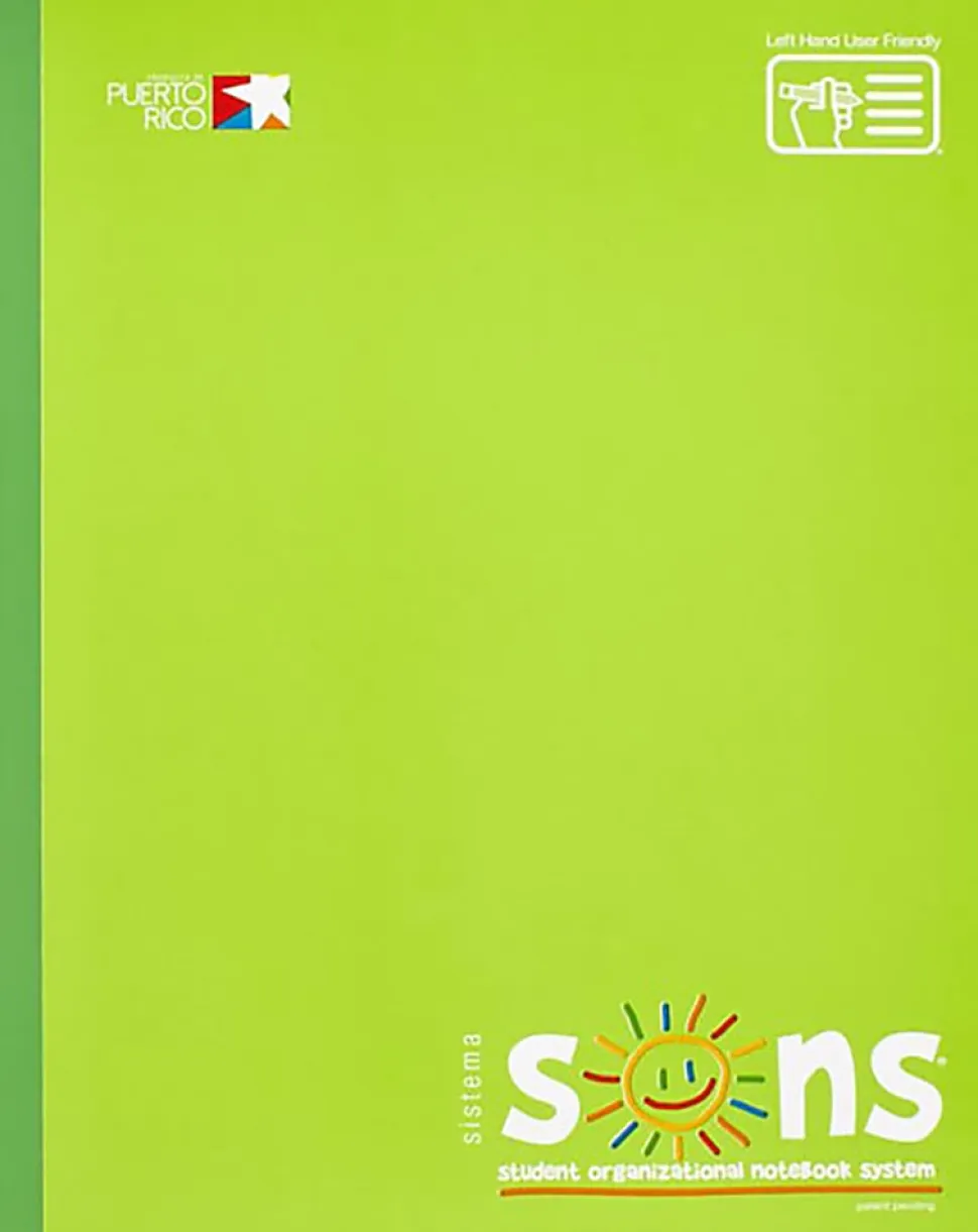 SONS System Laboratory Notebooks, 9-3/4" x 7-1/2", 1 Subject, Unruled, 200 Sheets, Green, Pack Of 30 Notebooks