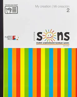 SONS System My Creation Notebooks, 9-3/4" x 7-1/2", 2nd, 200 Sheets Per Notebook, Multicolor,
