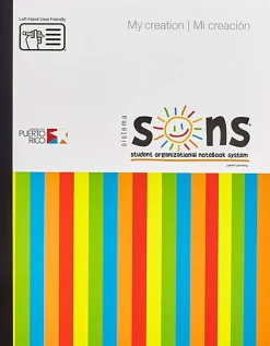 SONS System My Creation Notebooks, 9-3/4" x 7-1/2", 200 Sheets Per Notebook, Multicolor