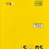 SONS System Third Notebooks, 9-3/4" x 7-1/2", 1 Subject, Primary Rule, 200 Sheets, Yellow