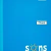 SONS System Third Notebooks, 9-3/4" x 7-1/2", 1 Subject, Primary Rule, 200 Sheets, Blue