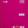 SONS System Third Notebooks, 9-3/4" x 7-1/2", 1 Subject, Primary Rule, 200 Sheets, Violet