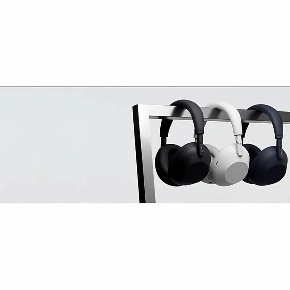 Sony WH-1000XM6 Wired/Wireless Noise Canceling Headphones, Stereo, Bluetooth/RF, Over-The-Head, Over-The-Ear, Binaural, Circumaural, Black