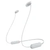 Sony WI-C100 - Earphones with mic - in-ear - neckband - Bluetooth - wireless - white