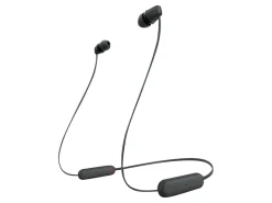 Sony WI-C100 - Earphones with mic - in-ear - neckband - Bluetooth - wireless - black