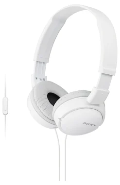 Sony® ZX On-Ear Monitor Headphones, White, MDRZX110AP/W