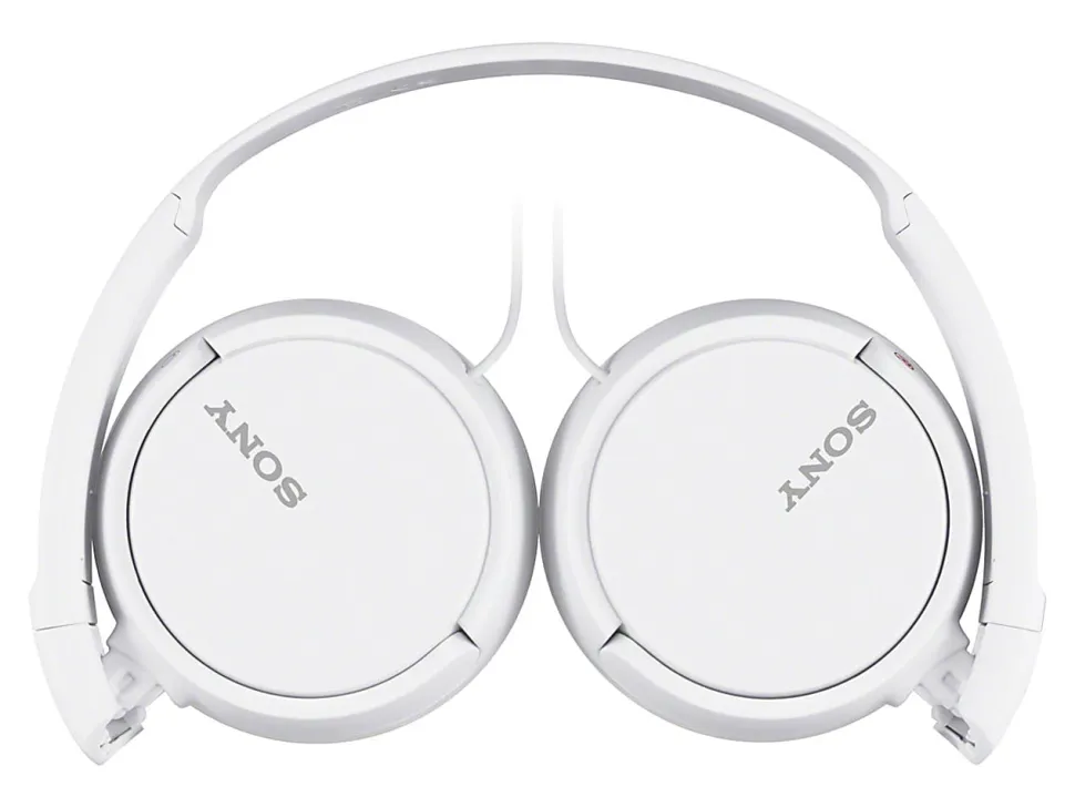 Sony® ZX On-Ear Monitor Headphones, White, MDRZX110AP/W