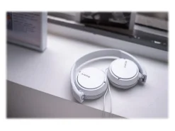 Sony® ZX On-Ear Monitor Headphones, White, MDRZX110AP/W