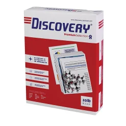 Soporcel Discovery Multi-Use Printer & Copy Paper, 10 Reams, White, Letter (8.5" x 11"), 5000 Sheets Per Case, 20 Lb, 97 Brightness