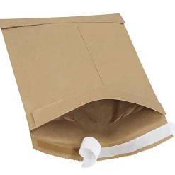 South Coast Paper Kraft Self-Seal Padded Mailers, #0, 6