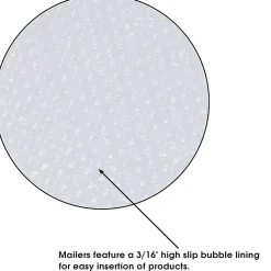 South Coast Paper White Self-Seal Bubble Mailers, #000, 4" x 8", Pack Of 25