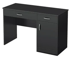 South Shore Axess 43-3/4" Computer Desk, Pure Black