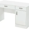South Shore Axess 44"W Computer Desk With Storage, Pure White