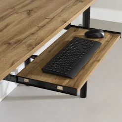 South Shore Ezra 59-1/2”W Rectangle Computer Desk, Nordik Oak, 14670