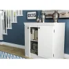 South Shore Morgan 2-Door Storage Cabinet, Pure White