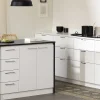 South Shore Myro 48"W Kitchen Island, Gray Oak/White