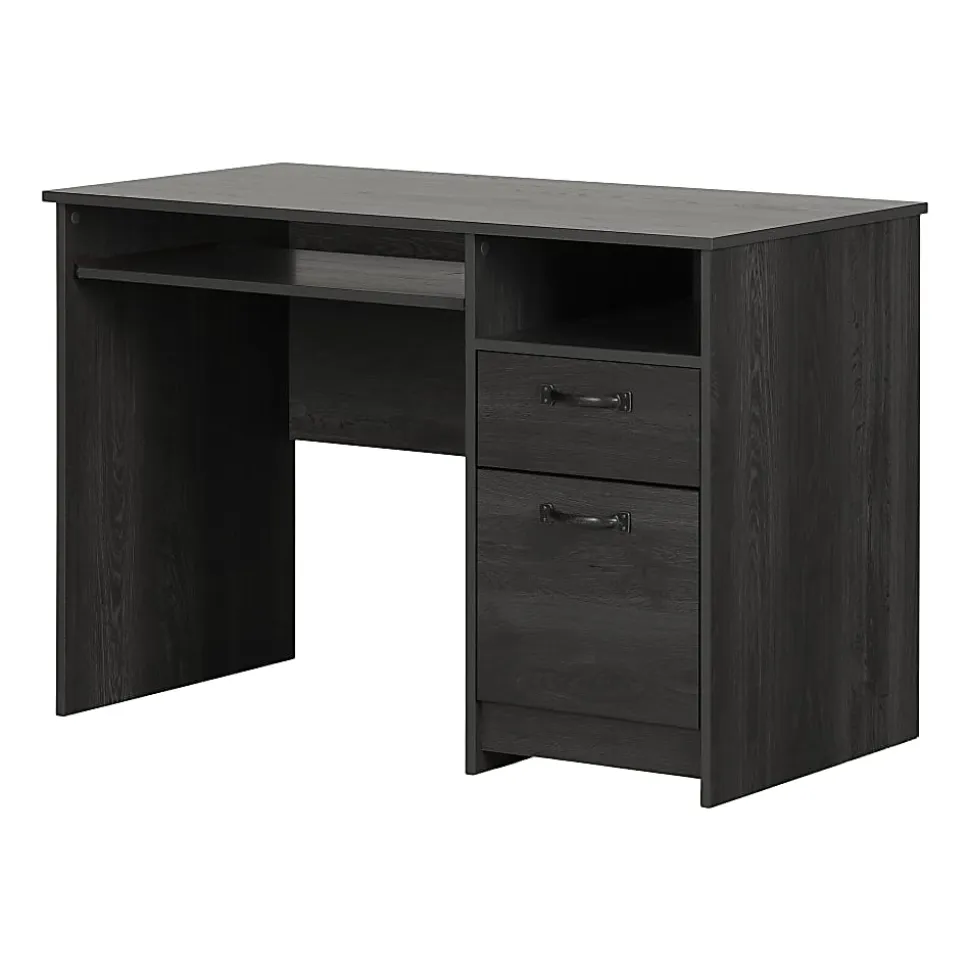 South Shore Tassio 45"W Computer Desk, Gray Oak