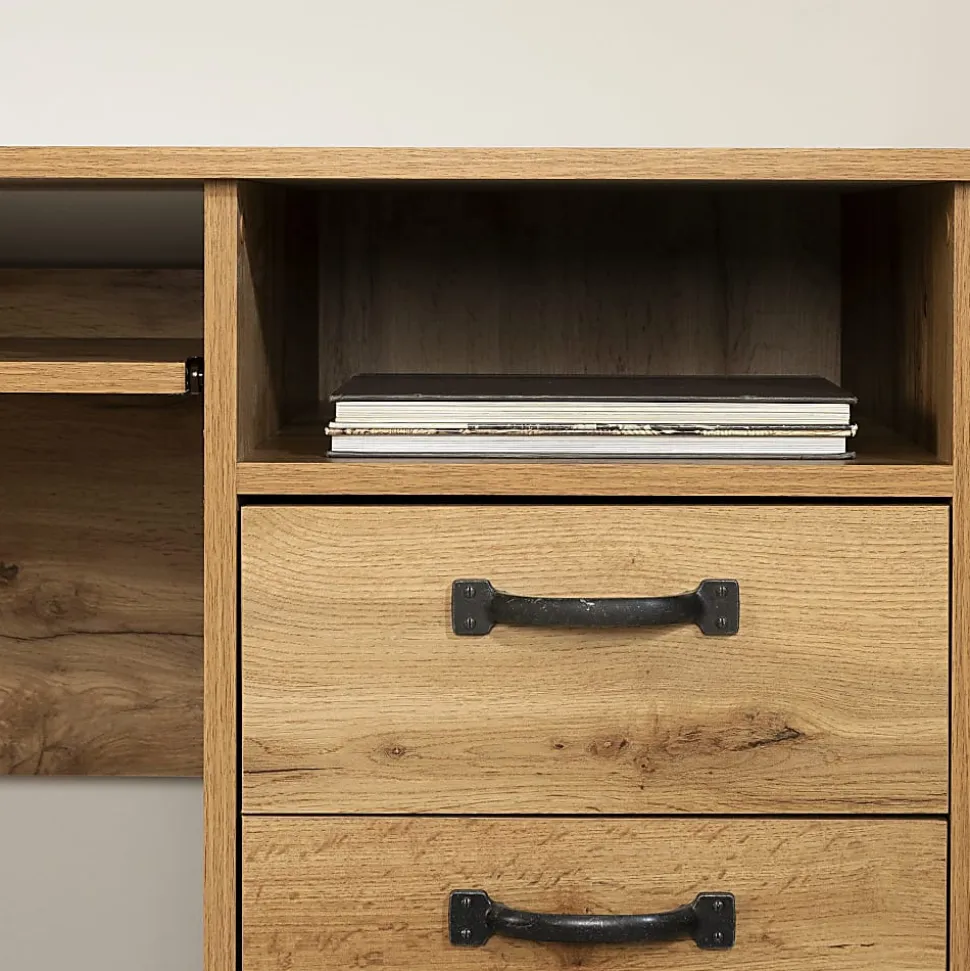 South Shore Tassio 44" W Rectangular Desk, Nordik Oak