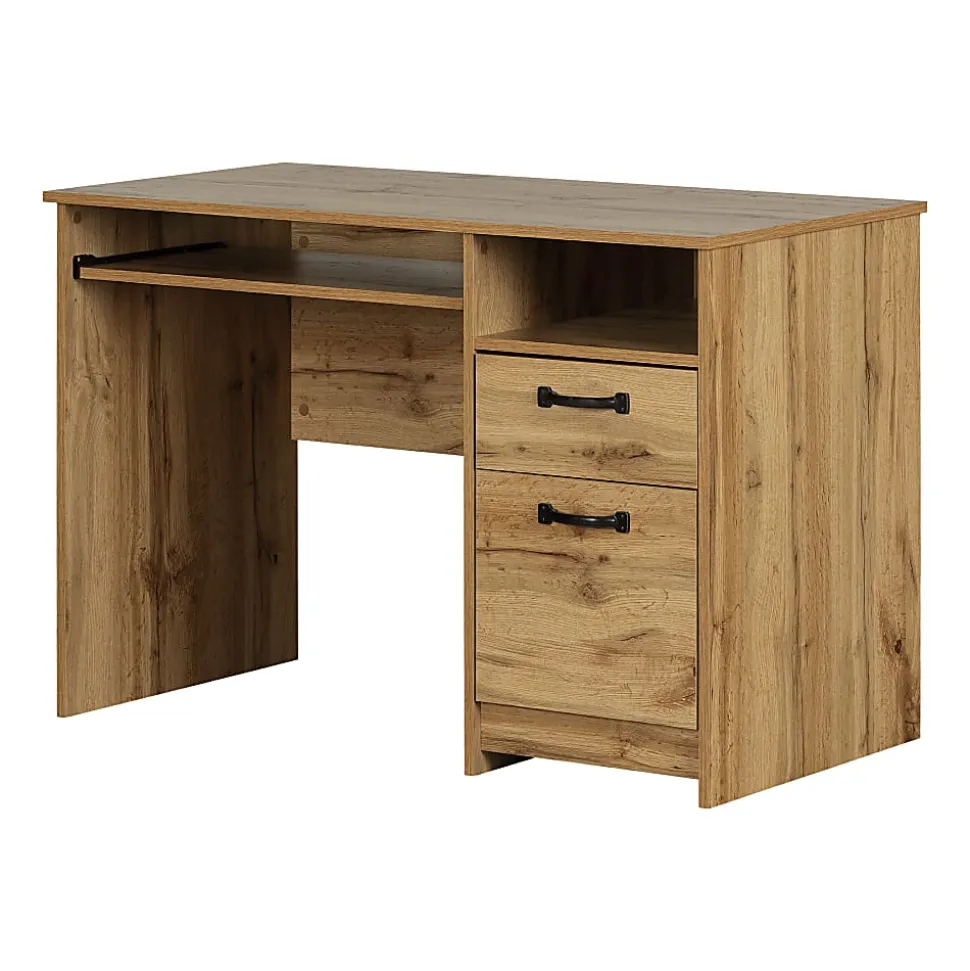 South Shore Tassio 44" W Rectangular Desk, Nordik Oak