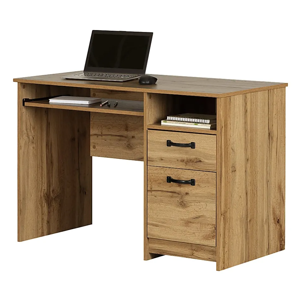 South Shore Tassio 44" W Rectangular Desk, Nordik Oak