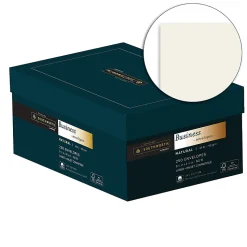Southworth® #10 Business Envelopes, 25% Cotton Wove Finish, 24 Lb, Gummed Seal, FSC Certified, Natural, Box Of 250