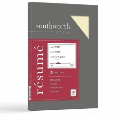 Southworth® 100% Cotton Résumé Paper, 8 1/2