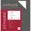 Southworth® 100% Cotton Résumé Paper, 8 1/2" x 11", 24 Lb, 100% Recycled, White, Pack Of 100