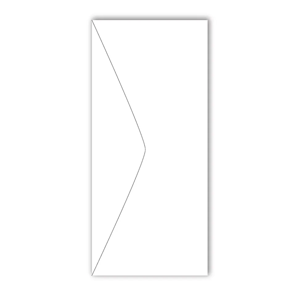 Southworth® #10 Envelopes,100% Cotton, 24 Lb, Gummed Seal, 100% Recycled, White, Pack Of 50