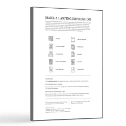 Southworth® Granite Specialty Paper, 8 1/2" x 11", 24 Lb, 75% Recycled, Gray, Pack Of 100 Sheets