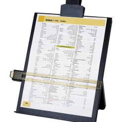 Sparco Easel Document Holder with Highlight Guide - 1 Each - Black