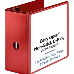 Sparco Easy-Open View 3-Ring Binder, 5