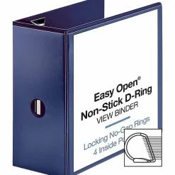Sparco Easy-Open View 3-Ring Binder, 5