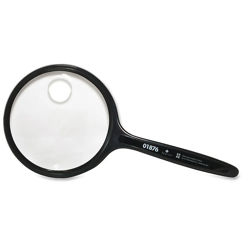 Sparco Handheld Magnifier, 3 1/2" Diameter
