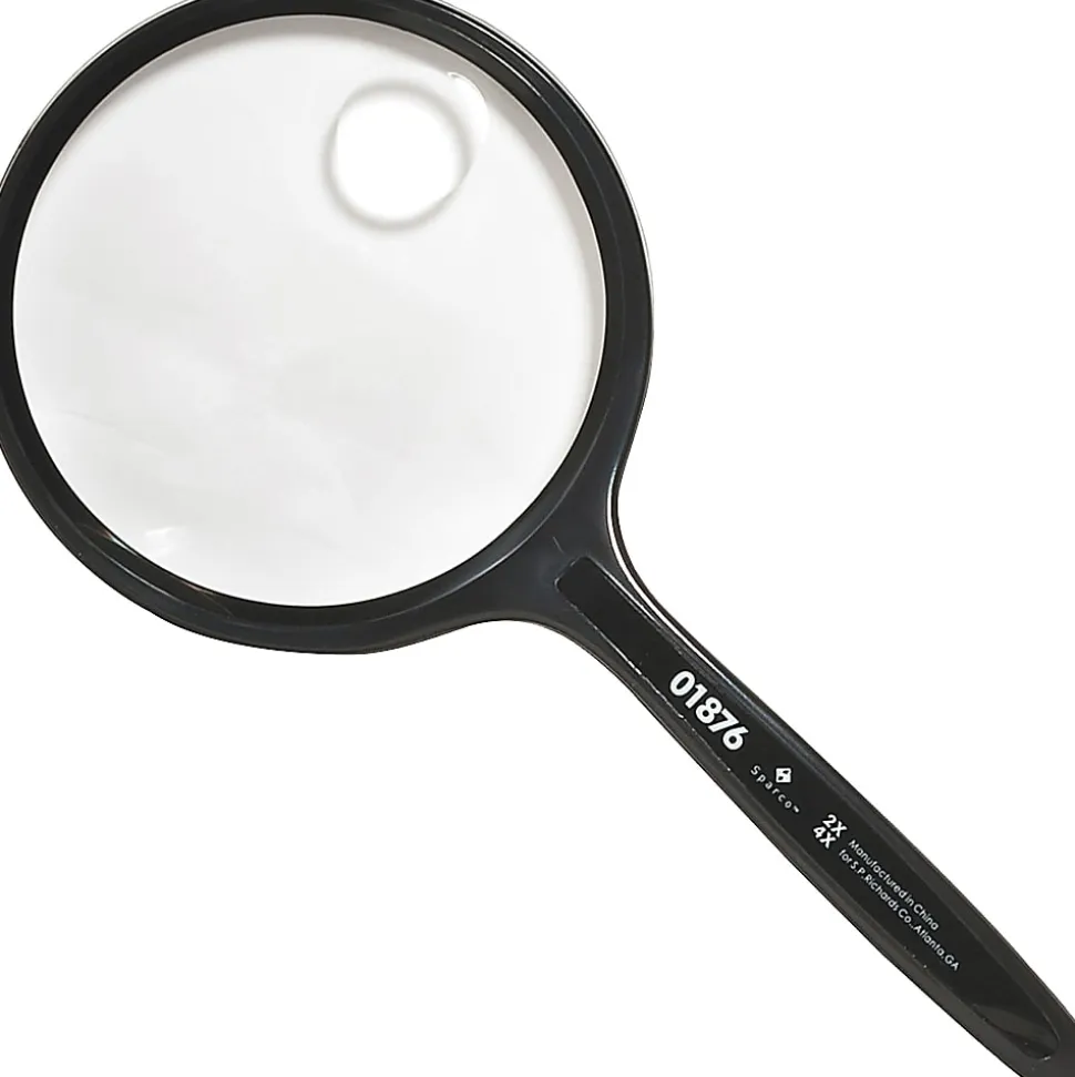 Sparco Handheld Magnifier, 3 1/2" Diameter