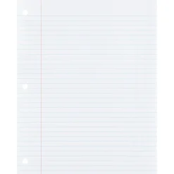 Sparco 3HP Notebook Filler Paper - 1800 Sheets - College Ruled - 16 lb Basis Weight - 8