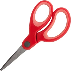 Sparco Kids' Pointed End Scissors, 5", Assorted Colors, Pack Of 12