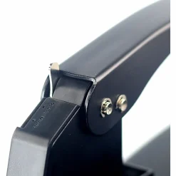 Sparco Manual Adjustable 3-Hole Punch, 100-Sheet Capacity, 10 1/4"H x 10 3/8"W x 6 1/4"D, Black