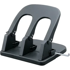 Sparco Manual Adjustable 3-Hole Punch, 100-Sheet Capacity, 10 1/4