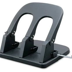 Sparco Manual Adjustable 3-Hole Punch, 100-Sheet Capacity, 10 1/4