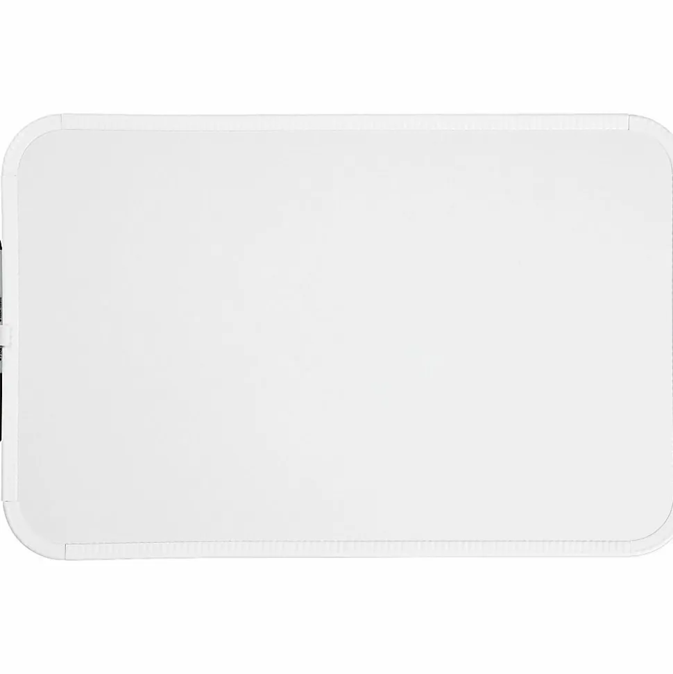 Sparco Mini Melamine Dry-Erase Whiteboard, 17" x 11", White Finish Frame
