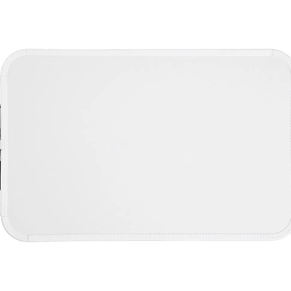 Sparco Mini Melamine Dry-Erase Whiteboard, 17" x 11", White Finish Frame